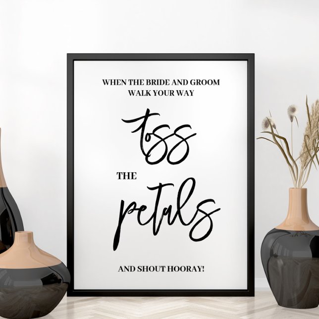 Póster Petals wedding sign poster (Subido por el creador)