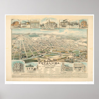 Póster Petaluma, CA (1314A)