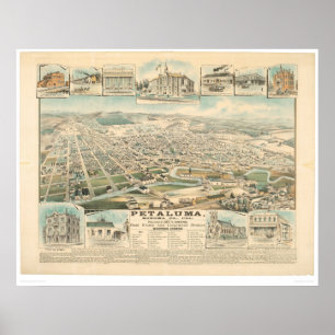 Póster Petaluma, California. (1314A)