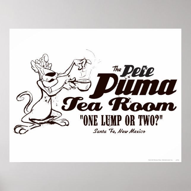Póster Pete Puma Tea Room 2 (Frente)
