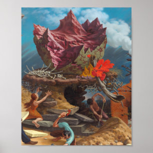 Póster Peter Blume - La roca
