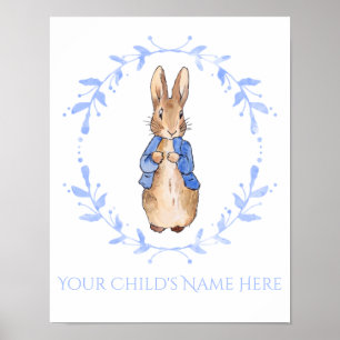 Póster Peter con personalización del nombre del niño  