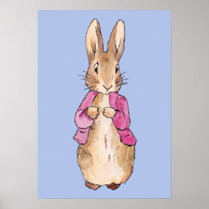 Póster Peter el conejo chaqueta rosa    