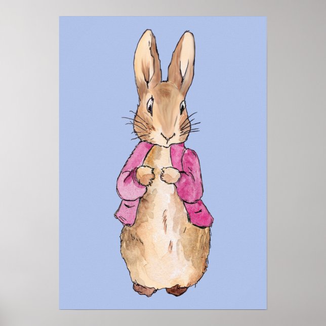 Póster Peter el conejo chaqueta rosa     (Frente)