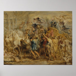Póster Peter Paul Rubens - El triunfo de Enrique IV