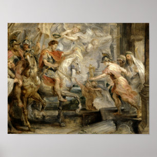 Póster Peter Paul Rubens - entrada triunfante de