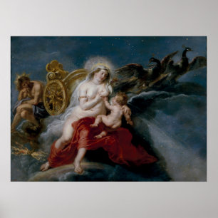 Póster Peter Paul Rubens   Origen de la Vía Láctea
