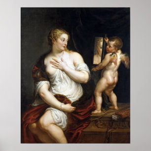 Póster Peter Paul Rubens Venus y Cupido
