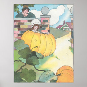 Póster Peter, Peter, que come calabazas,