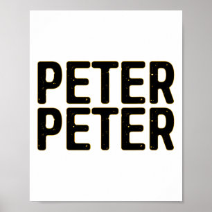 Póster Peter Pumpkin come disfraz de Halloween