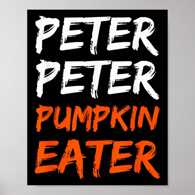 Póster Peter Pumpkin Costume Come Halloween (Frente)