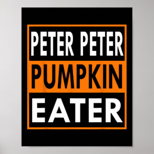 Póster Peter Pumpkin Cóstume De Comer Para Parejas - Coin
