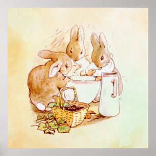 Póster Peter Rabbit Beatrix Potter
