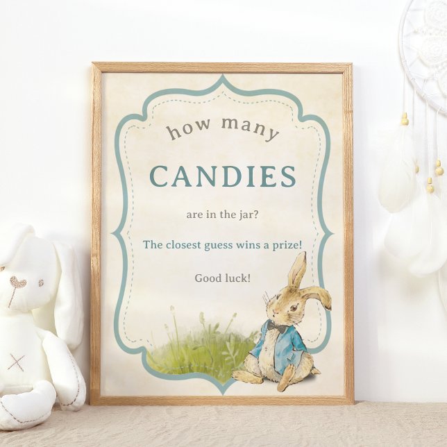 Póster Peter Rabbit: ¿Cuántos Cantos en Baby Shower? (Subido por el creador)