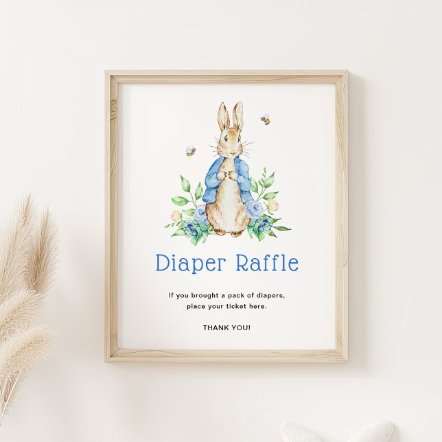 Póster Peter Rabbit Diaper raffle (Subido por el creador)