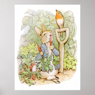Póster PETER RABBIT Personajes de enfermería Peter Rabbit