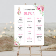 Peter rabbit | Primer hito de cumpleaños rosa