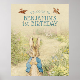 Póster Peter Rabbit - Primer Poster de bienvenida por nac