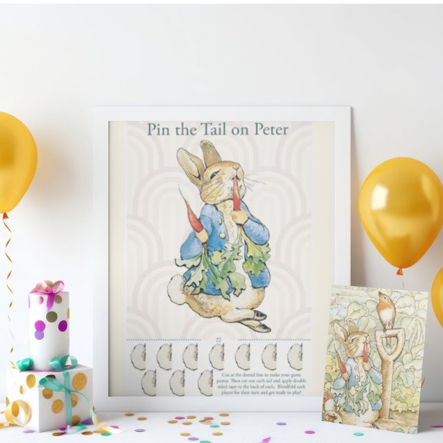 Póster Peter the Rabbit Pin the Tail on the Bunny Game (Subido por el creador)