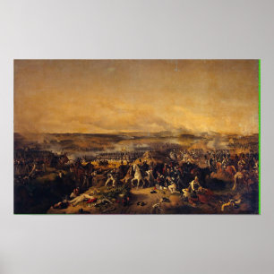 Póster Peter von Hess - La batalla de Borodino