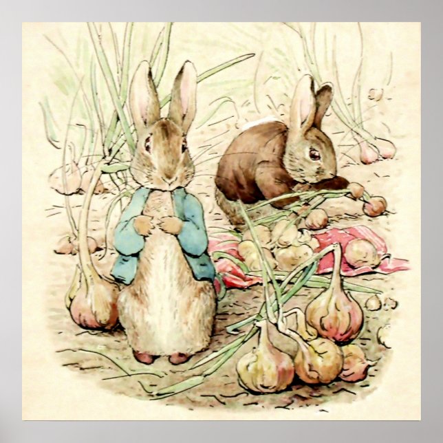 Póster Peter y Benjamin se unen por Beatrix Potter (Frente)