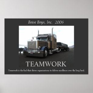 Póster Peterbilt Motivacional