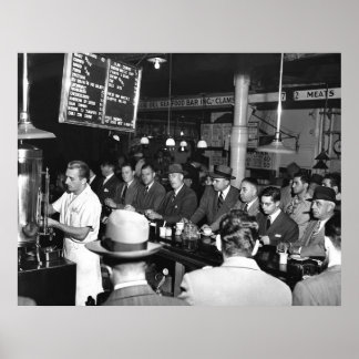 Póster Pete's Bar: 1950