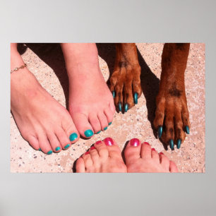 Póster Peticure - Pedicure Spa Day
