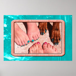 Póster Peticure - Pedicure Spa Day