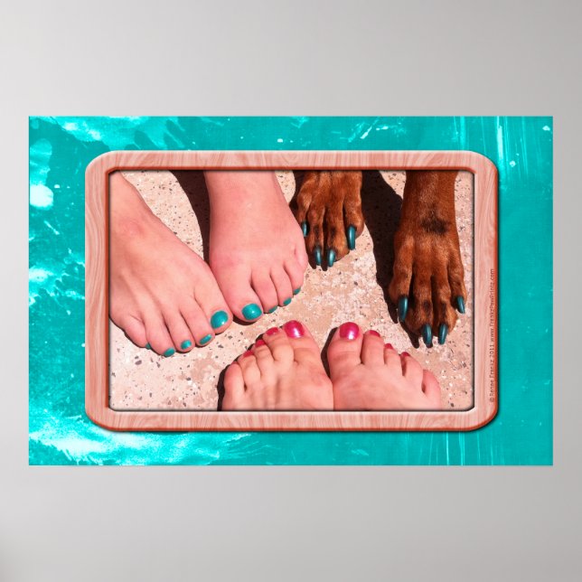 Póster Peticure - Pedicure Spa Day (Frente)