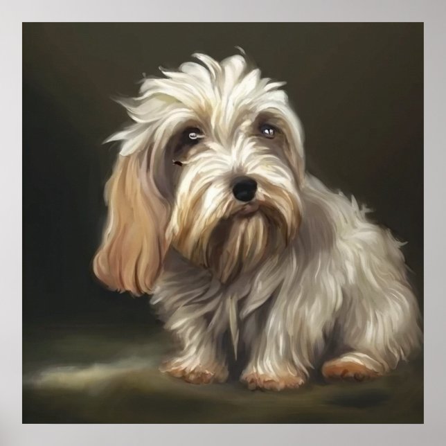 Póster Petit Basset Griffon Vendeen - Retrato de perro (Frente)