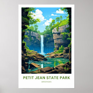 Póster Petit Jean State Park Arkansas Viajes impresos