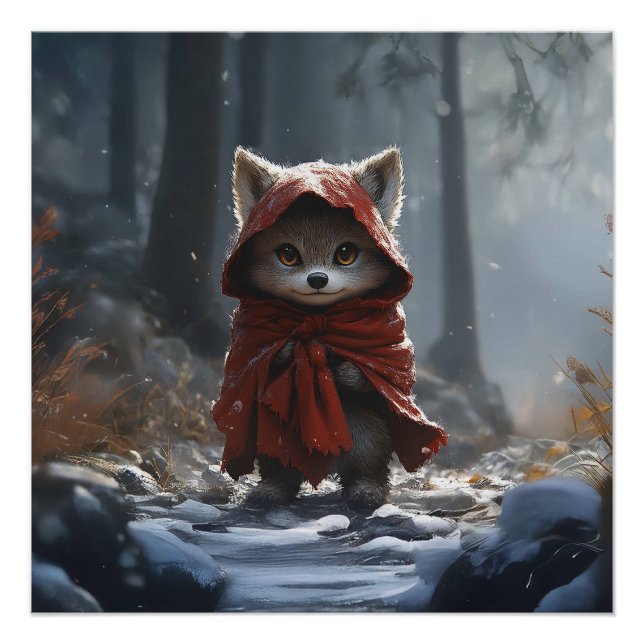 Póster Petit loup chaperon rouge  (Anverso)