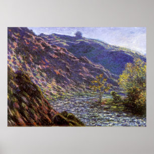 Póster Petite Creuse, luz del sol por Claude Monet