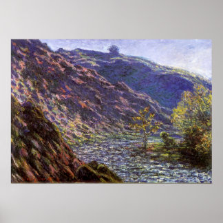 Póster Petite Creuse, luz del sol por Claude Monet
