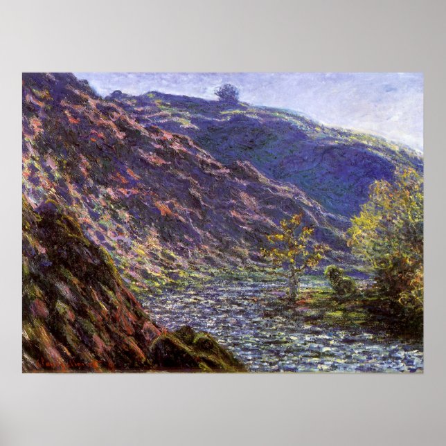 Póster Petite Creuse, Luz solar de Claude Monet (Frente)