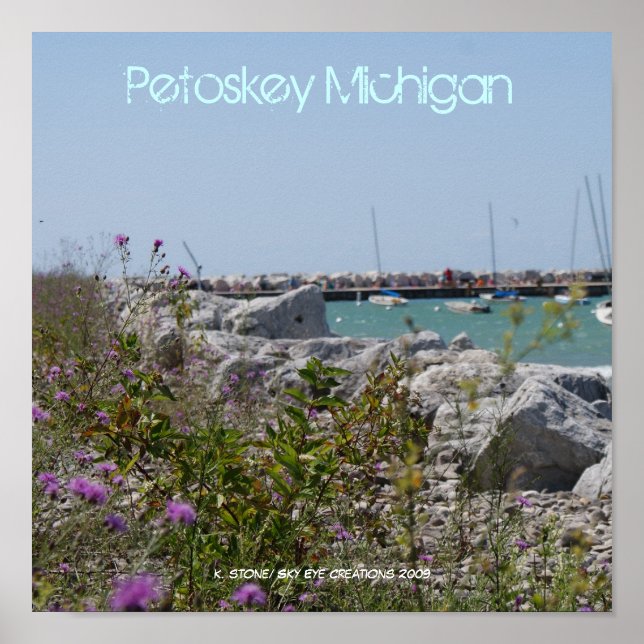 Póster Petoskey Michigan (Frente)