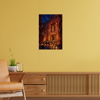 Póster Petra a la luz de las velas