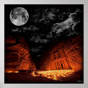 Póster Petra Super Moon