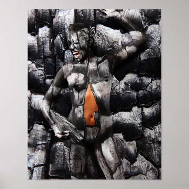 Póster Petrified Wood Bodypainting (Frente)