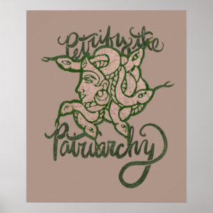 Póster Petrify al patriarcado