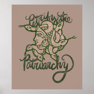 Póster Petrify al patriarcado
