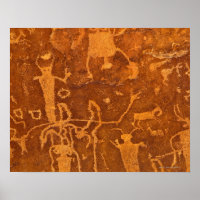 petroglifos nativos estadounidenses, Panel de Roch