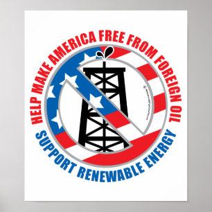 Póster Petróleo extranjero