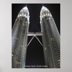 Póster Petronas towers poster