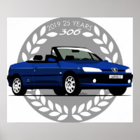 Peugeot 306 Cabriolet azul