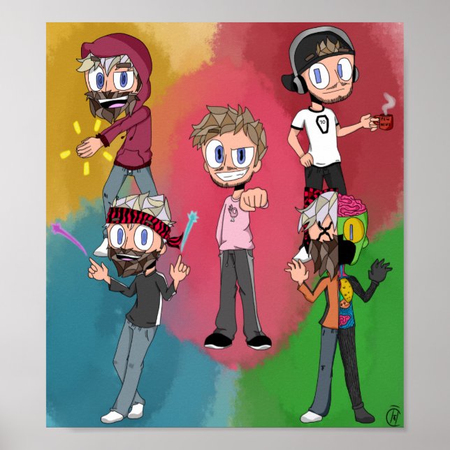 Póster PewDiePie (Frente)
