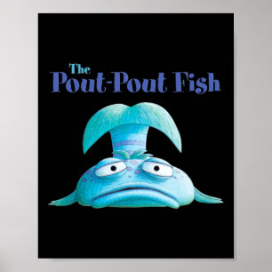 Póster Pez Pout Pescador Divertido Amante de la Pesca Lin