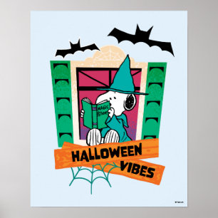 Póster Pez Snoopy Pociones Mágicas Halloween