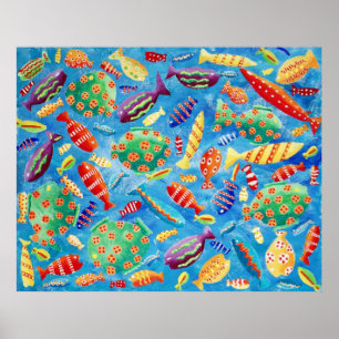 Póster Pez Tropical